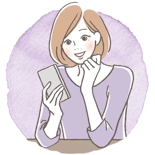 女性が登録している画像